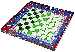 Stalo žaidimas - Šaškės. Superherojai