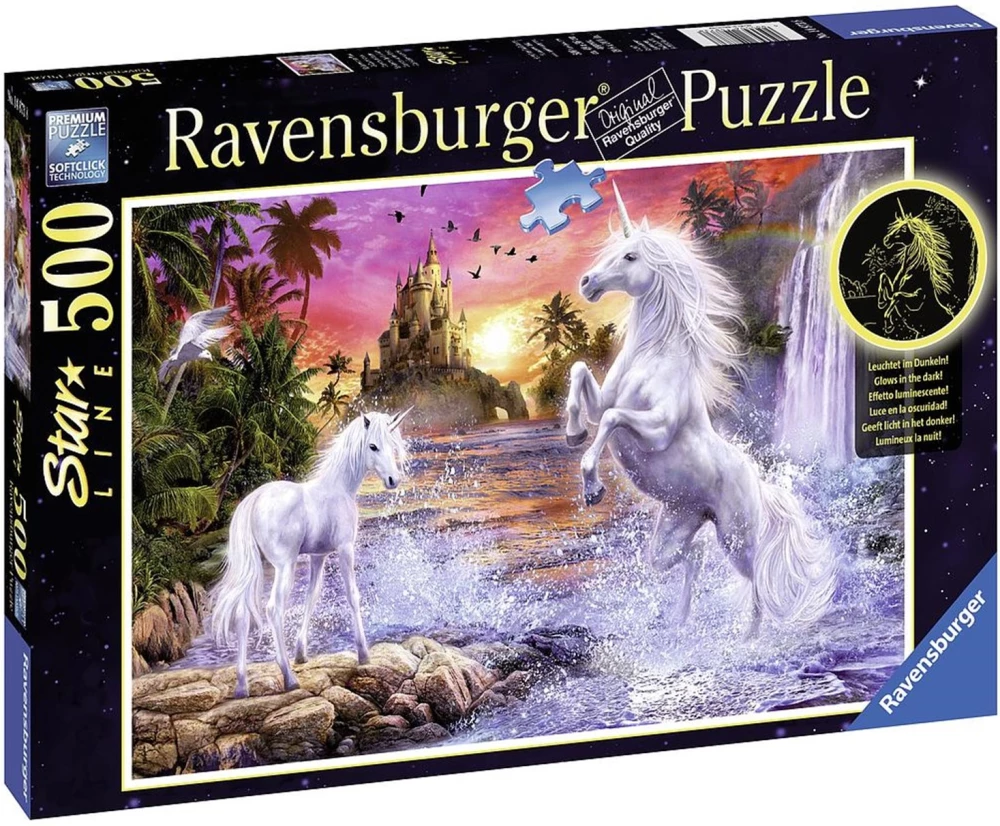 500 tükiga pusle - Ükssarved jõel