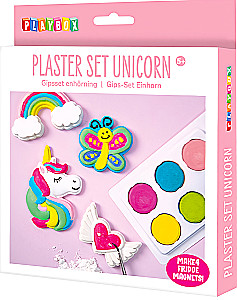 Radošais komplekts no ģipša - Vienradzis, ar magnētiem