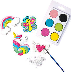 Radošais komplekts no ģipša - Vienradzis, ar magnētiem