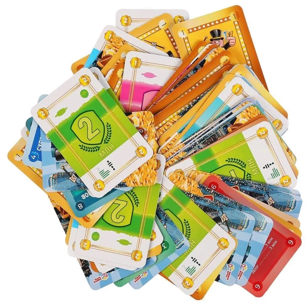 Stalo kortų žaidimas - Milijonierius. Verslo žaidimas