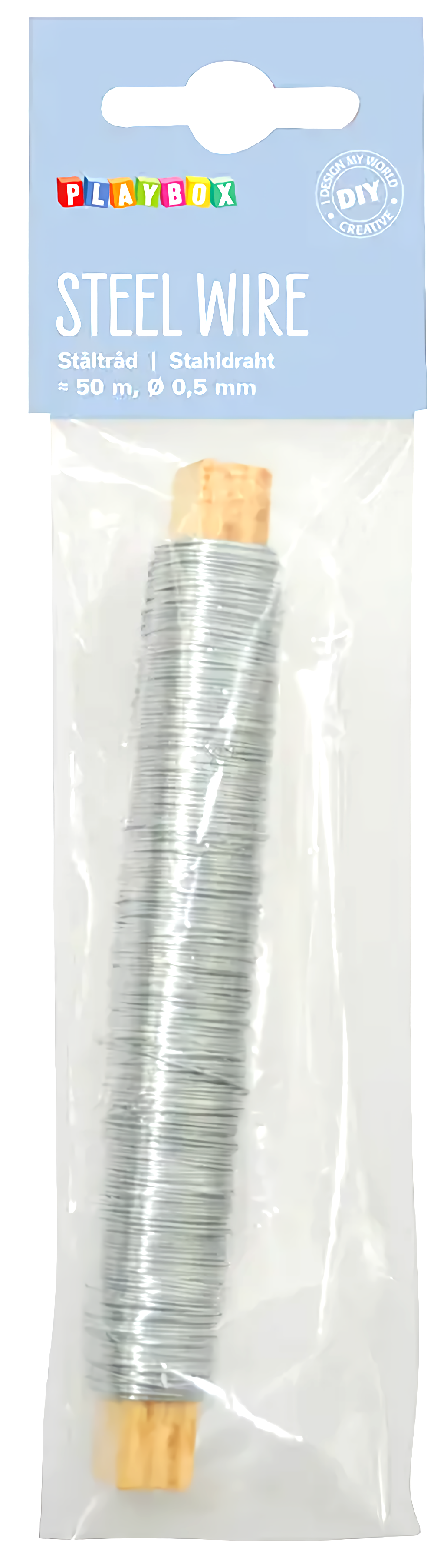 Metāla stieple, 50m, sudrabota