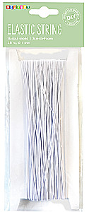 Elastne köis, 25 m, valge