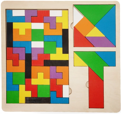 Drewniana gra planszowa - Tetriswood