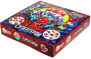 Настольная карточная игра - Мегадубль. Найди пару. Супергерои