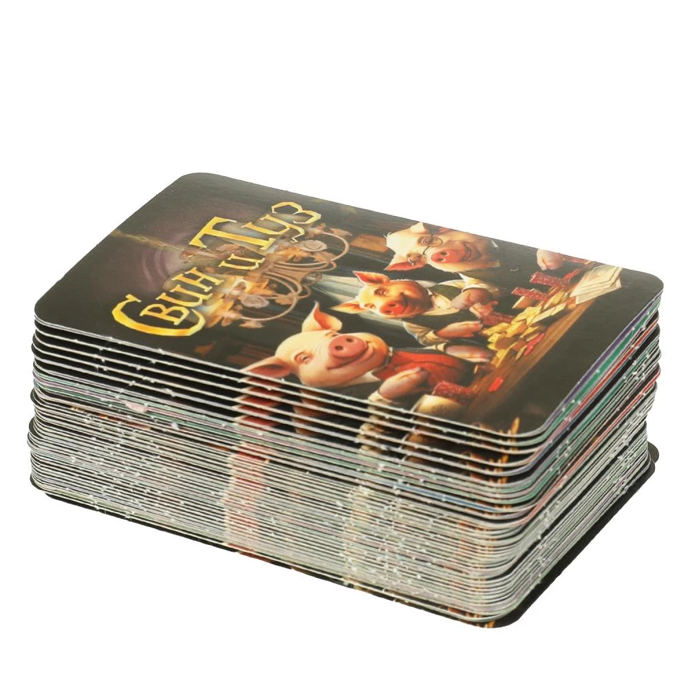 Настольная карточная игра - Свин и туз. 80 карт