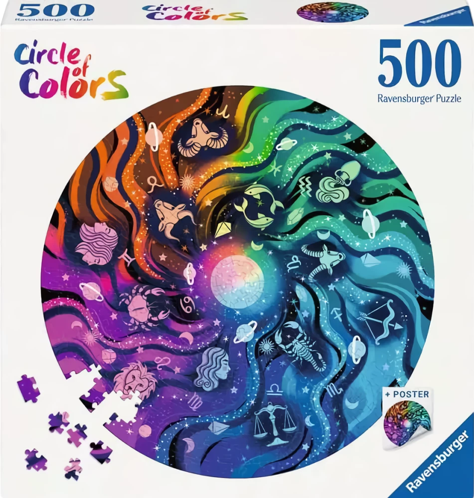 Пазл:500 - Circle of Colours. Astrology