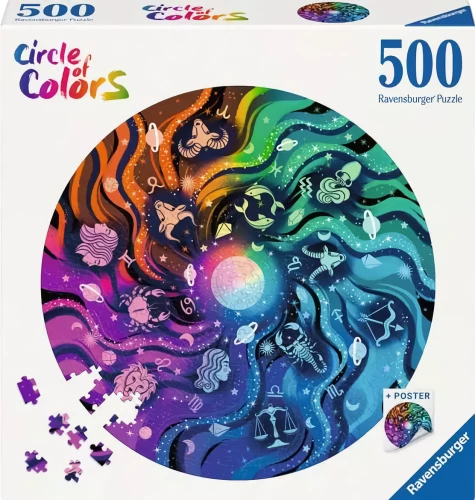 Пазл:500 - Circle of Colours. Astrology