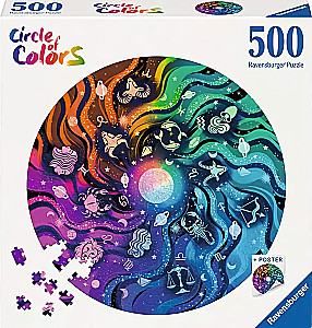 Пазл:500 - Circle of Colours. Astrology