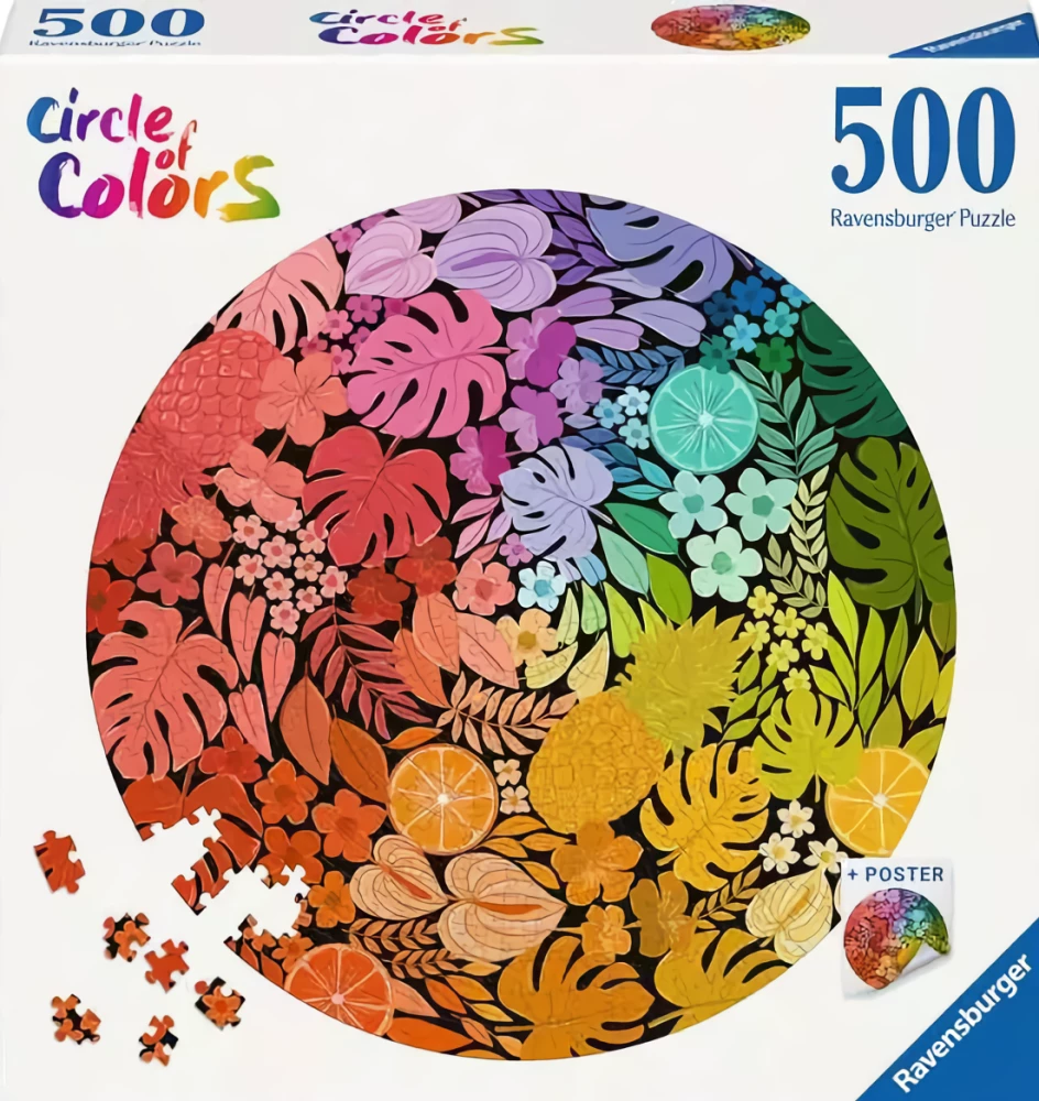 Пазл:500 - Circle of Colours. Tropical Circular