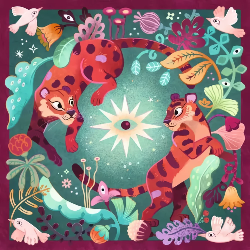 Пазл:750 - Art & Soul: Spirit of animals