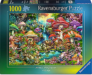 Пазл:1000 - Merry Mushroom Village