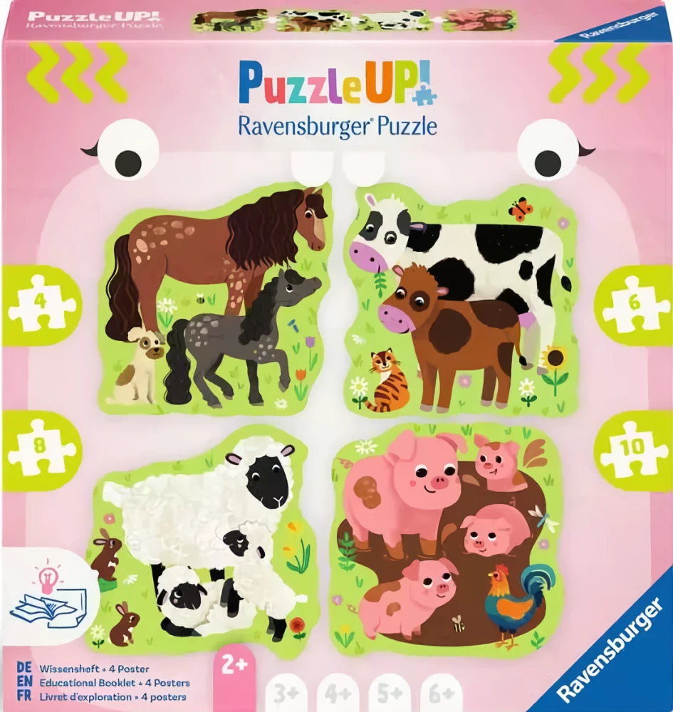 Пазл - Puzzle Up. Farm Animals, 4in1