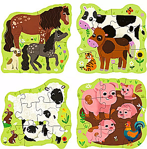 Пазл - Puzzle Up. Farm Animals, 4in1