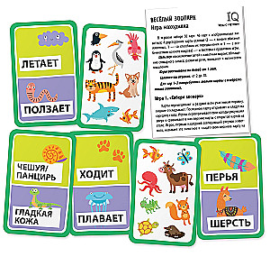 IQ card games. Funny Zoo