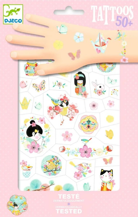 Temporäre Tätowierung - Japanischer Stil