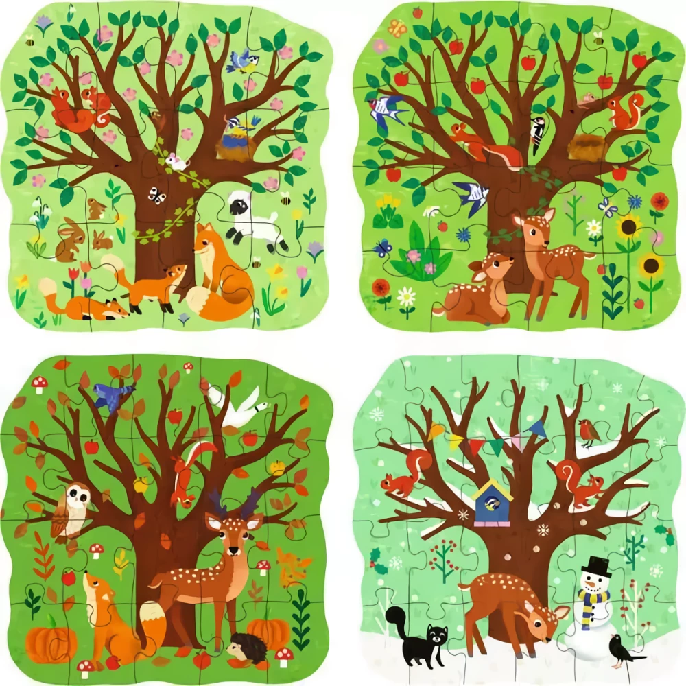 Пазл - Puzzle up. Four Seasons, 4in1