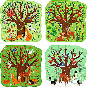 Пазл - Puzzle up. Four Seasons, 4in1