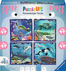 Пазл - Puzzle up. Ocean life, 4in1