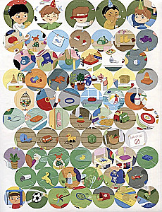 Vimelbuchs ar uzlīmēm. Bērnudārzs