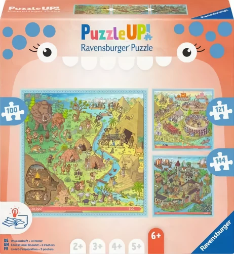 Пазл - Puzzle up. History, 3in1