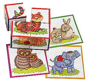 IQ кубики - У кошки котёнок