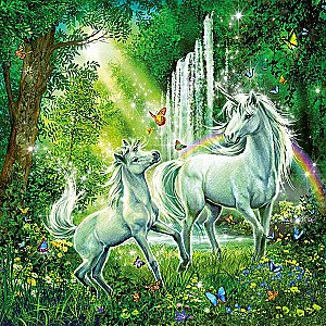 Dėlionė:3x49 - Vienaragiai