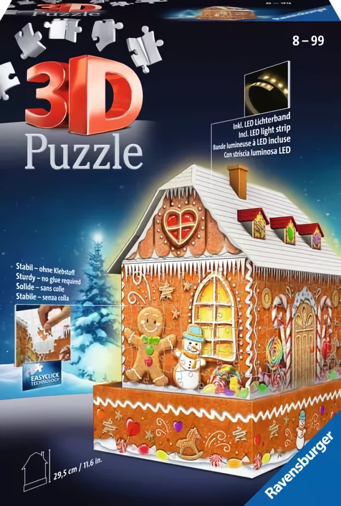 Puzzle:216 - Ginger Bread House, 3D