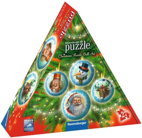 Пазл: 4x27 - Christmas Puzzle-Ball-Set