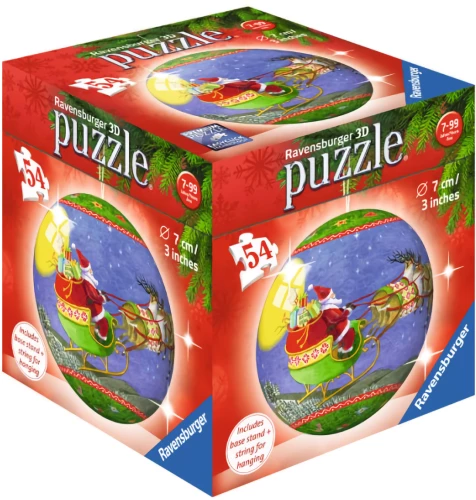 Puzzle:54 - Santa Claus, 3D