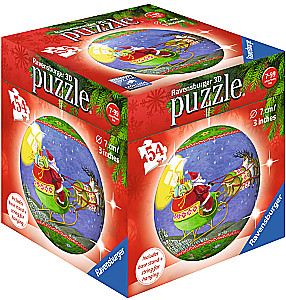 Puzzle:54 - Santa Claus, 3D