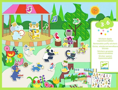 Многоразовые наклейки. Карнавал