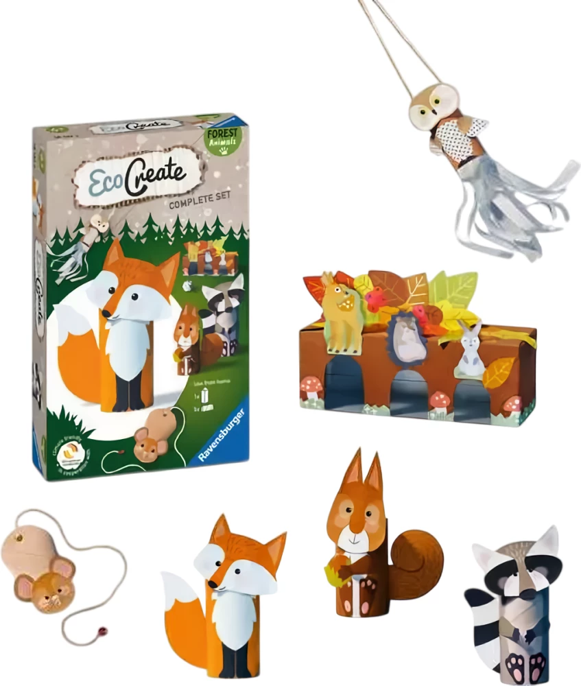Loovuskomplekt - EcoCreate. Metsa Loomad