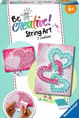 Loomekomplekt - BeCreative! String Art Südamed