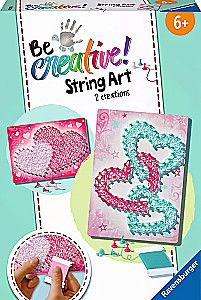 Loomekomplekt - BeCreative! String Art Südamed