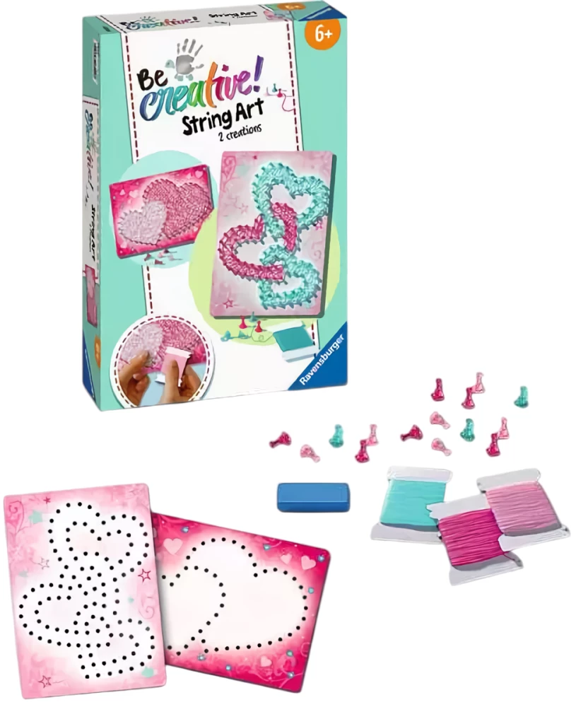 Loomekomplekt - BeCreative! String Art Südamed