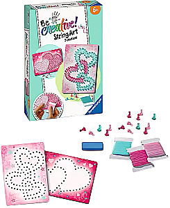 Loomekomplekt - BeCreative! String Art Südamed