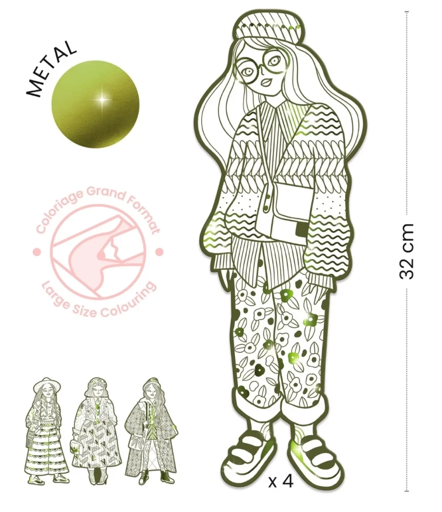 Раскраска - Боуи и её подруги