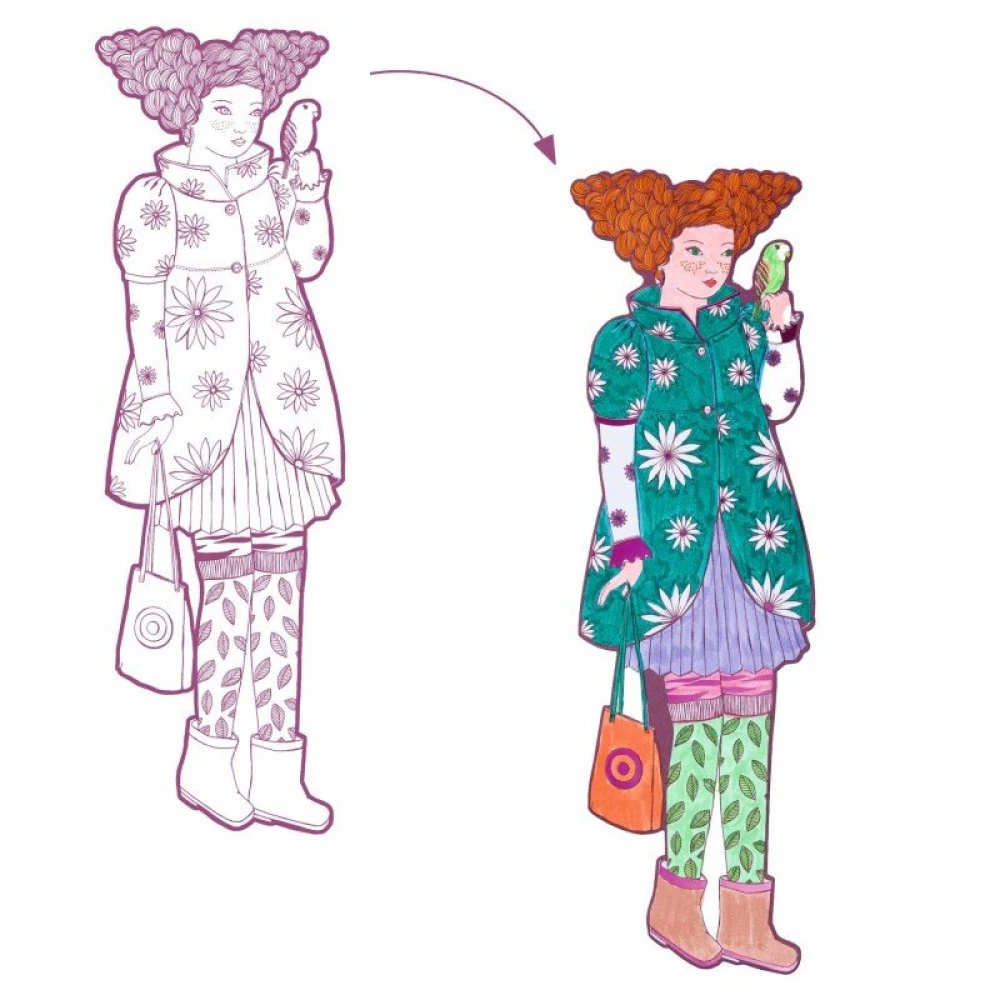 Раскраска - Розмари и подруги