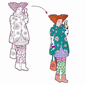 Раскраска - Розмари и подруги