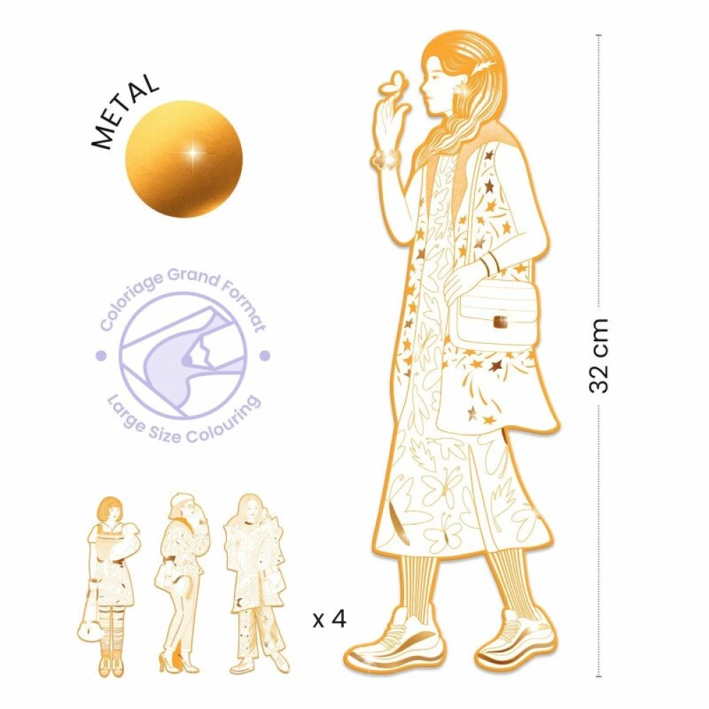 Раскраска - Скаут и её подружки