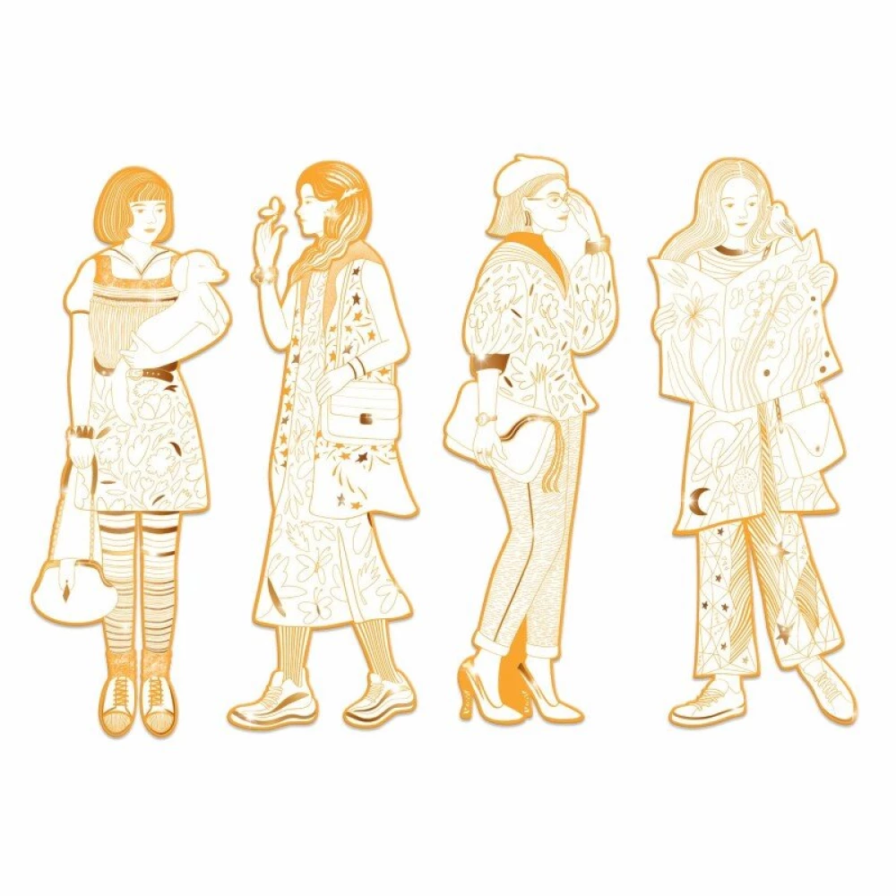 Раскраска - Скаут и её подружки