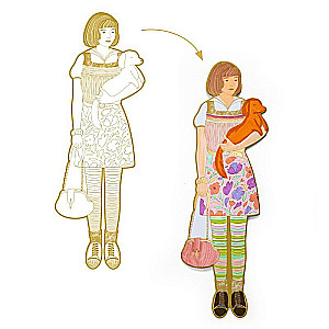 Раскраска - Скаут и её подружки