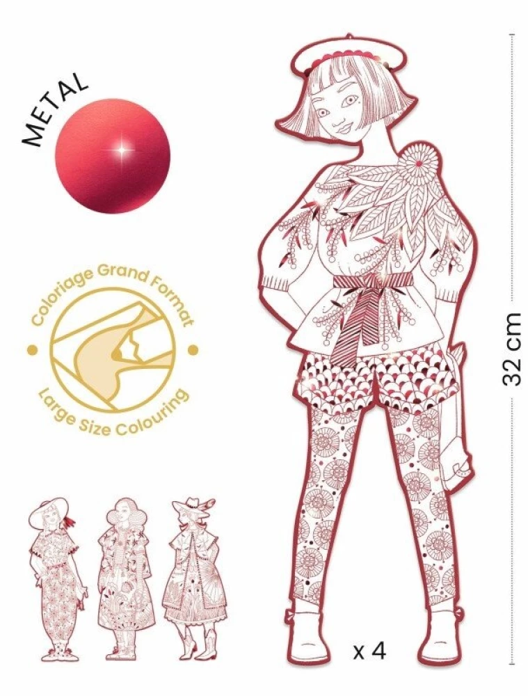 Раскраска - Феодора и подруги