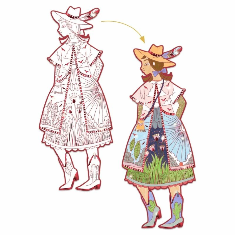 Раскраска - Феодора и подруги