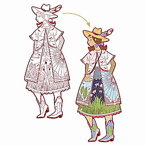 Раскраска - Феодора и подруги