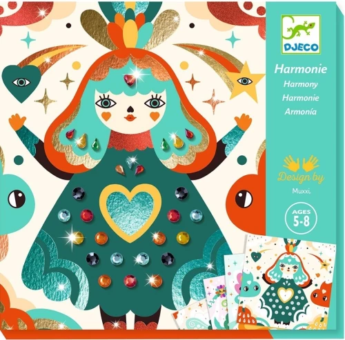 Kunstikomplekt fooliumi ja kristallkividega. Harmoonia