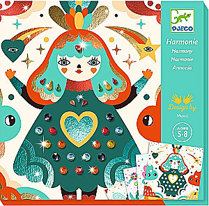 Kunstikomplekt fooliumi ja kristallkividega. Harmoonia