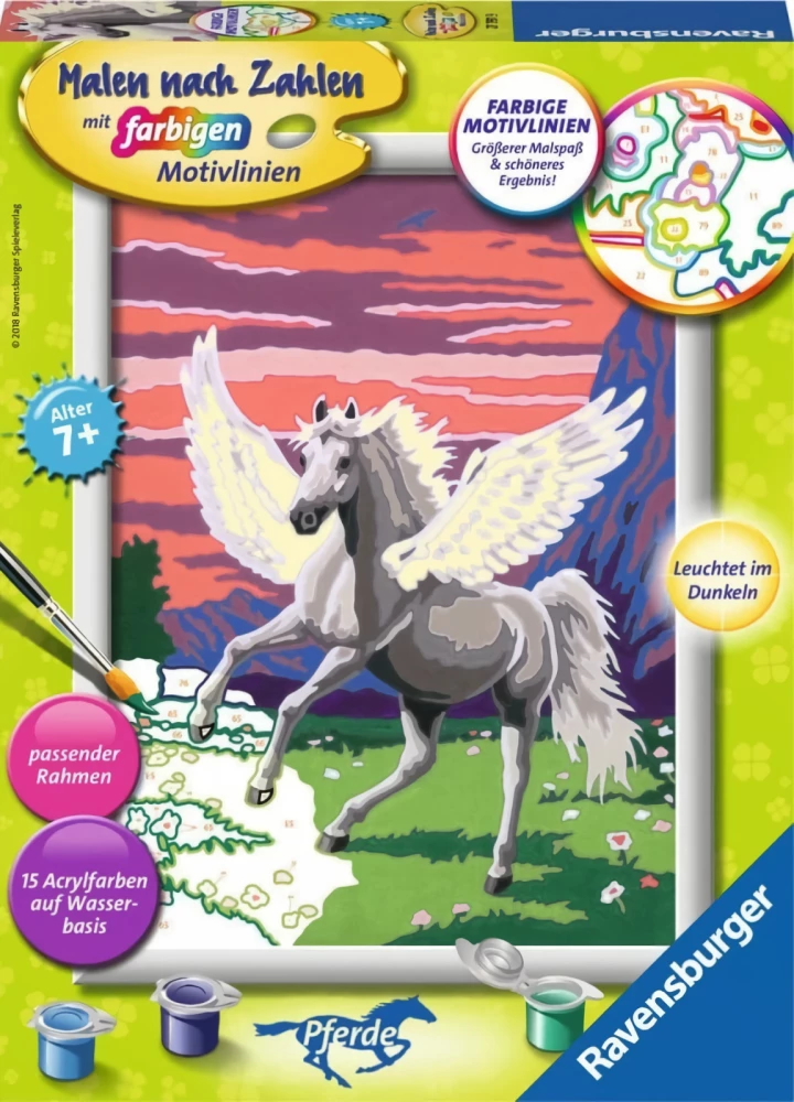 Картина по номерам - Pegasus, 18х24 см