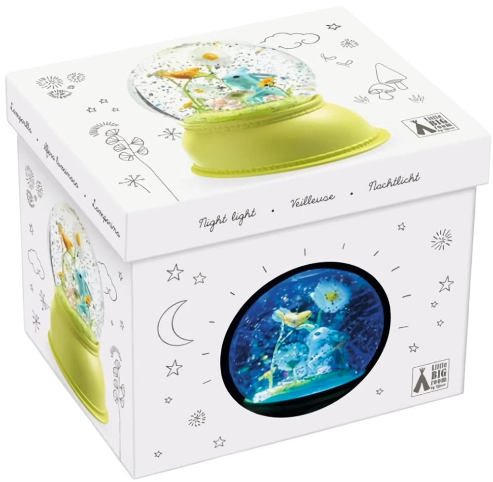 Nakts gaisma - Sniega bumba. Zaķis